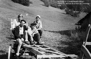 COLO JEUNE FRANCE 1956  bob 3 anjeau